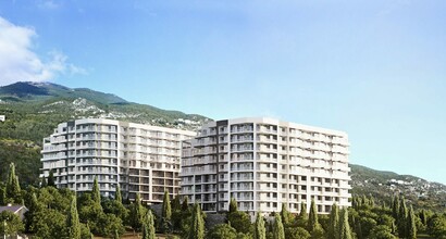 Студия «Комфорт» в апарт-отеле Алушта-Ривьера в Крыму