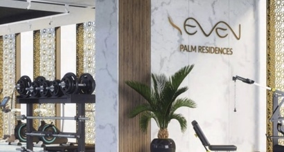 Апартаменты Seven Palm с шикарным видом на море и Dubai Marina